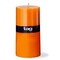 Color Studio 3x6 Orange Pillar Candle - 85 Hour Burn Time, Everyday Use, Wax Candle for Home Decor